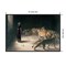Daniel in the Lions Den 1892 by Briton Riviere Canvas Wall Art Print Framed